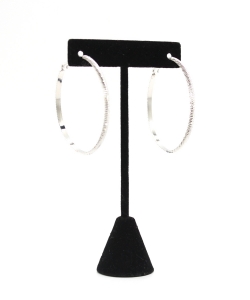 Fashion Hoop Earrings EH702850 SILVER